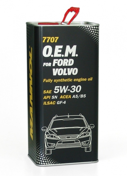 Mannol 7707 O.E.M. for Ford Volvo 5W-30 SN/CF 5  METAL