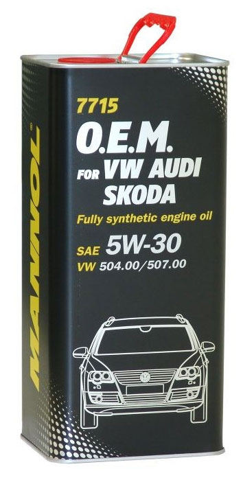 Mannol 7715 O.E.M. for VW Audi Skoda 5W-30 SN/CF 5  METAL