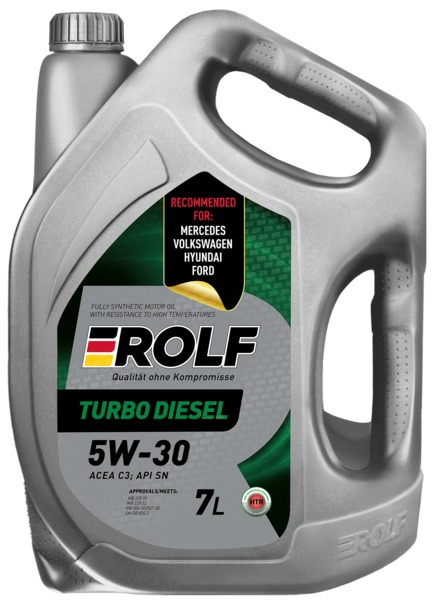 ROLF Turbo Diesel 5W-30 API SN ACEA C3 7 �