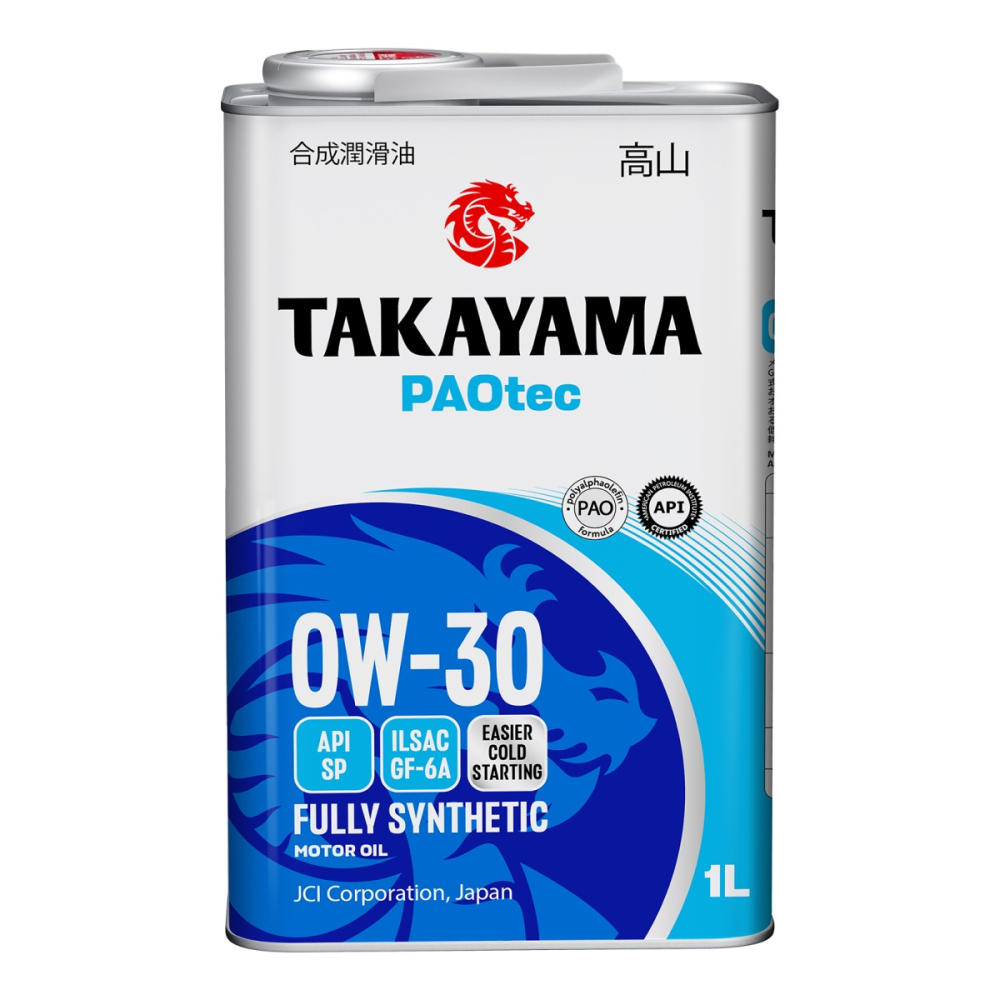 TAKAYAMA PAOtec 0W-30 SP GF-6A 1 �
