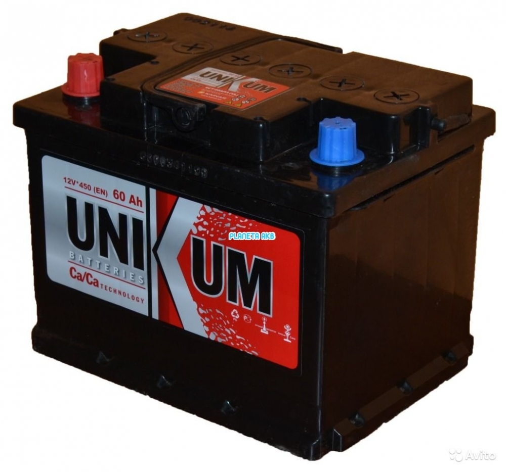 UNIKUM 60Ah 480A L