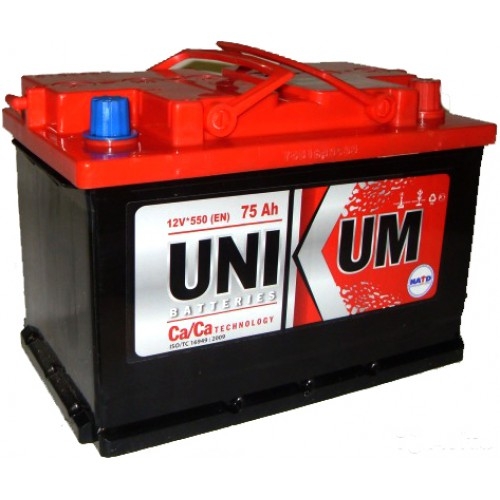 UNIKUM 75Ah 590A R