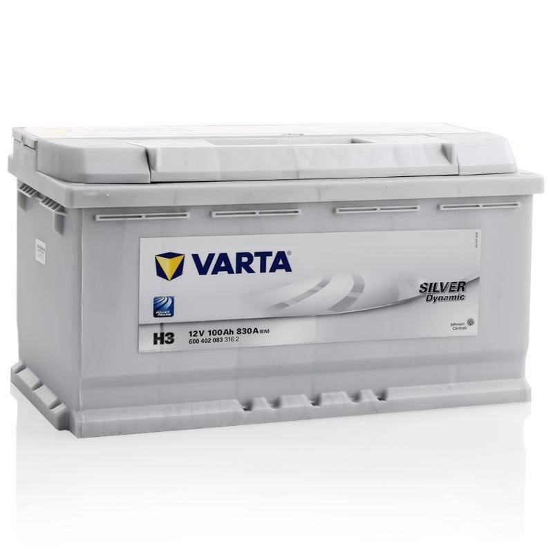 Автоаккумулятор VARTA Silver Dynamic H3 100Ah 830A R Донецк