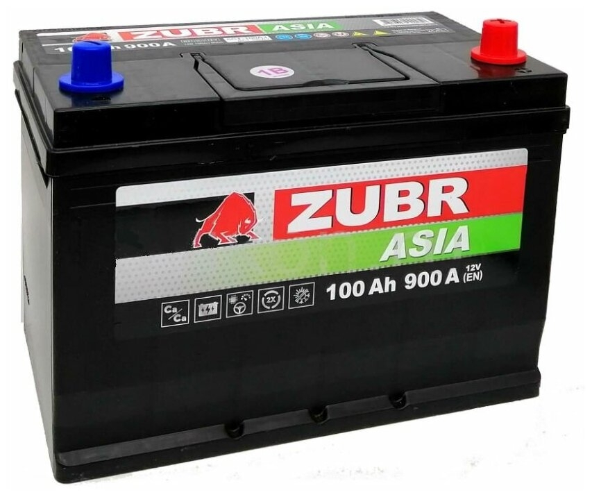 ZUBR Premium Asia 100Ah 850A L+