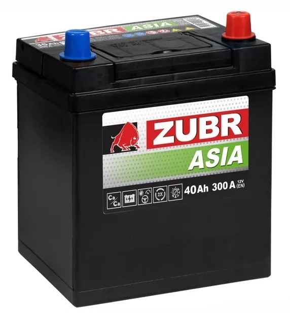 ZUBR Premium Asia 40Ah 300A L+