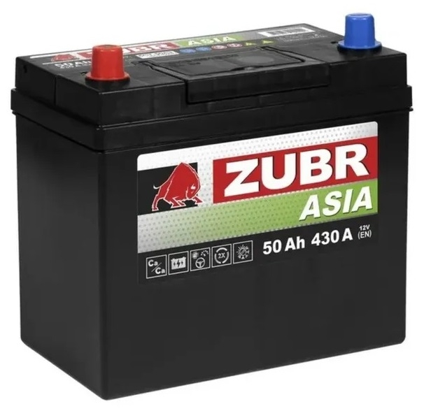ZUBR Premium Asia 50Ah 450A L+