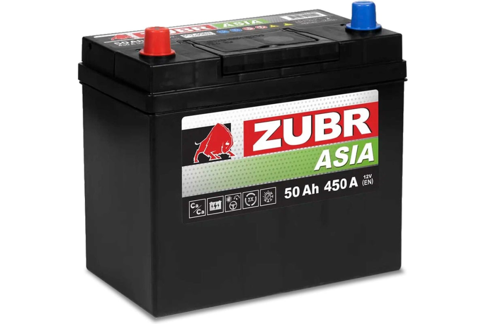 ZUBR Premium Asia 50Ah 500A L+