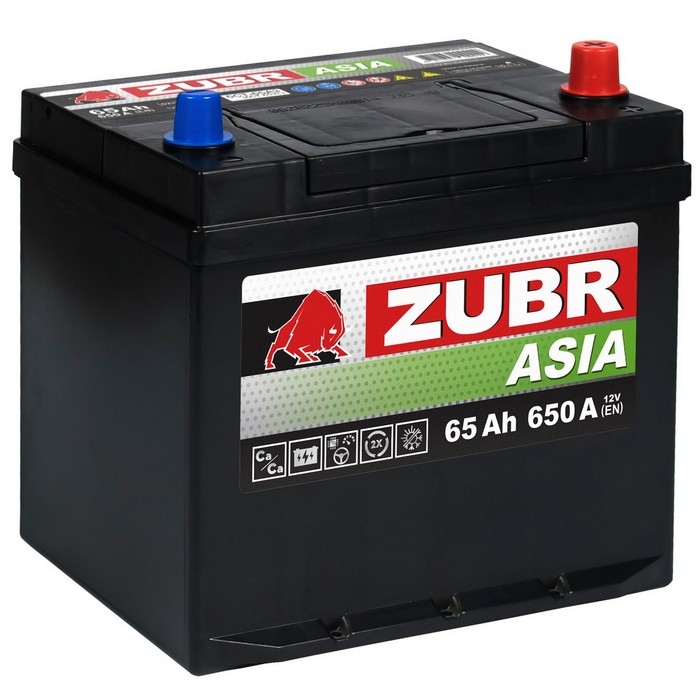 ZUBR Premium Asia 65Ah 650A R+