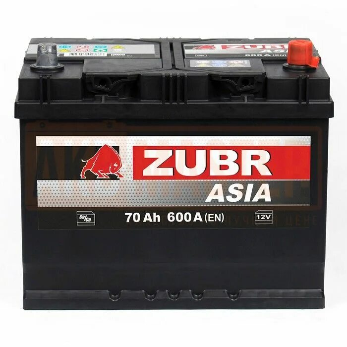 ZUBR Premium Asia 70Ah 680A R+