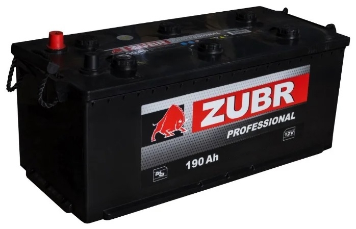 ZUBR Professional 190Ah 1250A L+