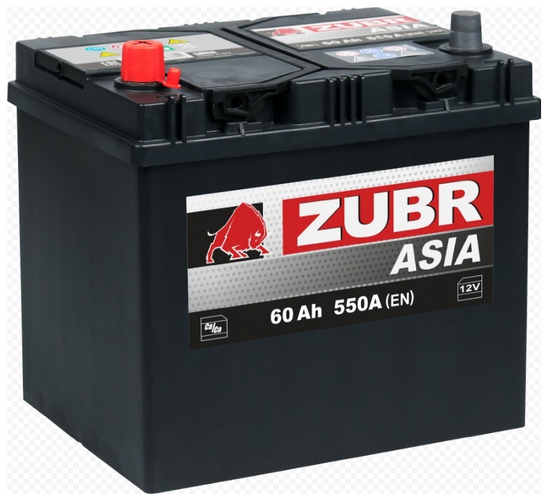 ZUBR Ultra Asia 60Ah 550A R+