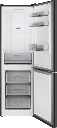 Weissgauff WRK 185 Total NoFrost Inverter Black Glass