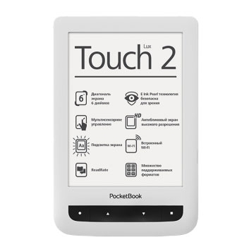 PocketBook Touch Lux 2 626 White
