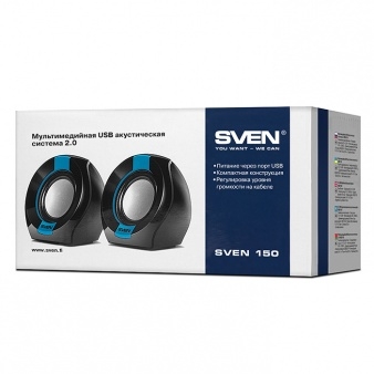 Sven 150 черный/синий