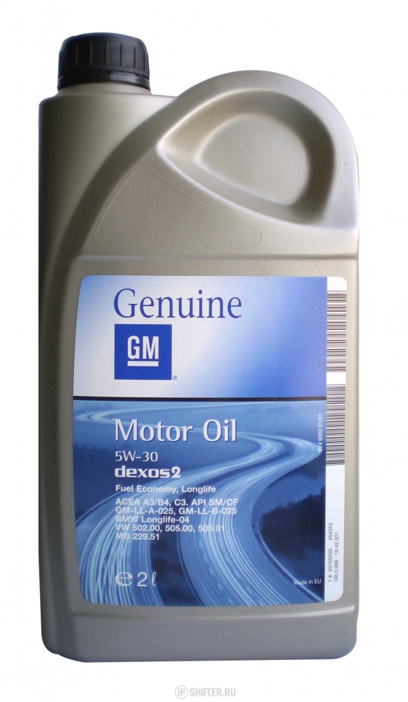 Моторное масло General Motors Dexos 1 Gen 2 5W-30 1 л Донецк