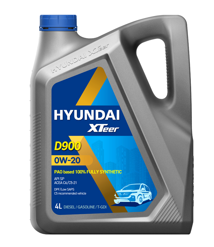 Hyundai XTeer D900 0W-20 C6/C5 SP 4 �
