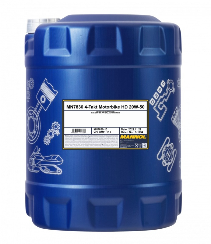 Mannol 7830 HD Motorbike 20W-50 SN ��/��2 10 �