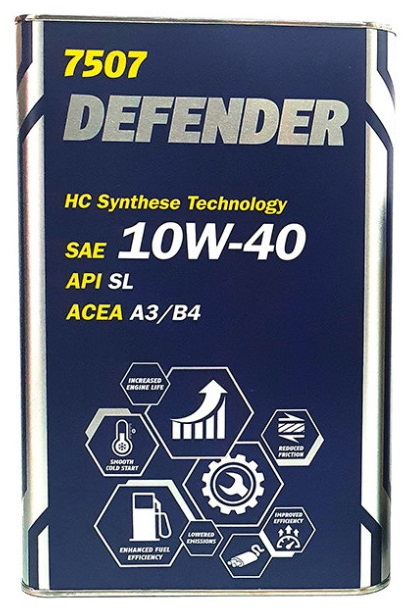 Mannol Defender 10W-40 SN 1 л METAL