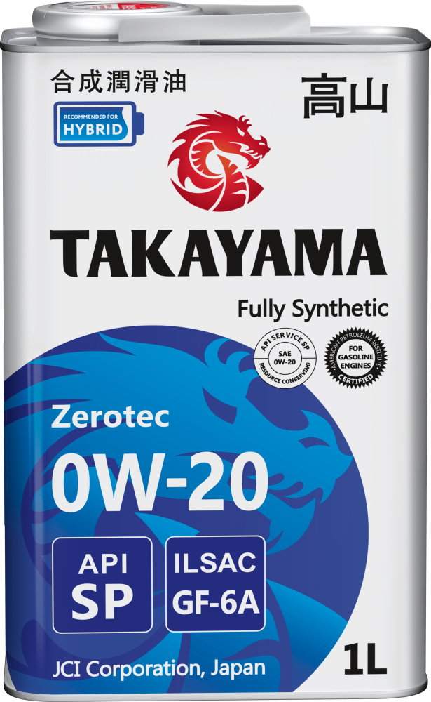 TAKAYAMA 0W-20 SP GF-6A Zerotec 1 �