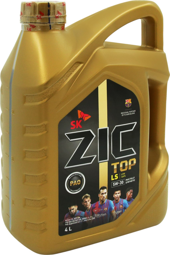 Моторное масло zic top ls