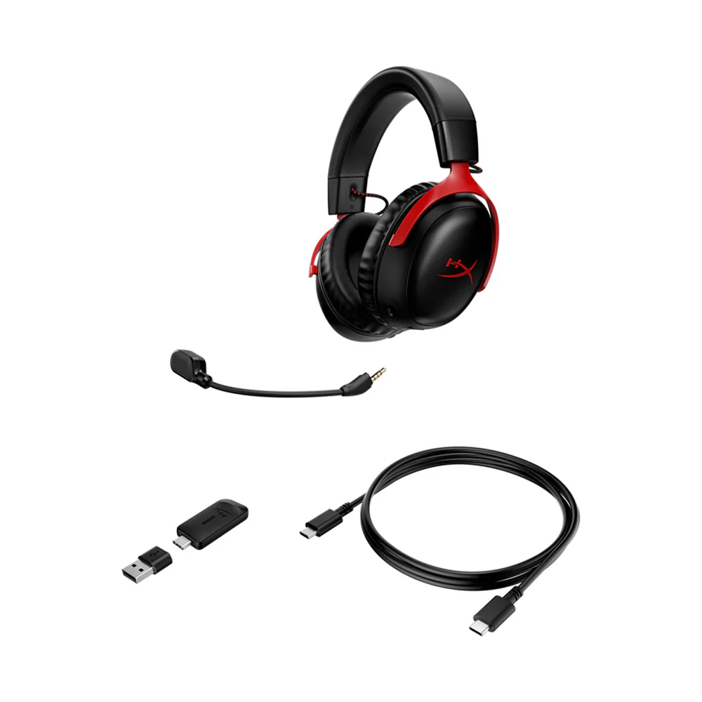 HP HyperX Cloud III Wireless Black+Red (77Z46AA)