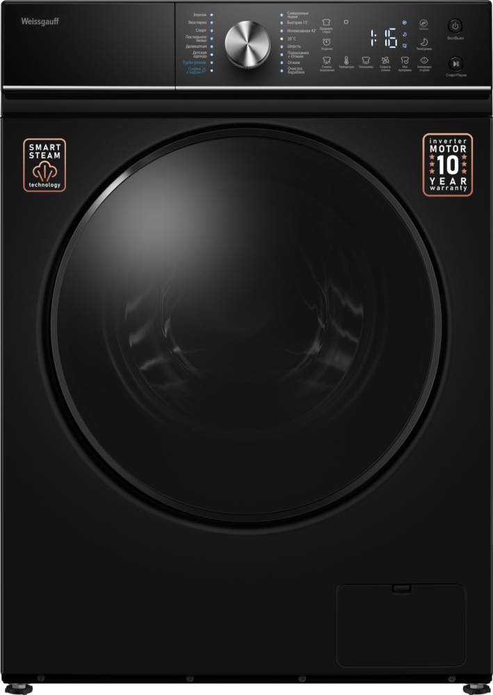 Weissgauff WM 47147 DC Inverter Steam Black