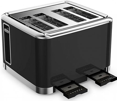 BQ T4000 Черный-Стальной