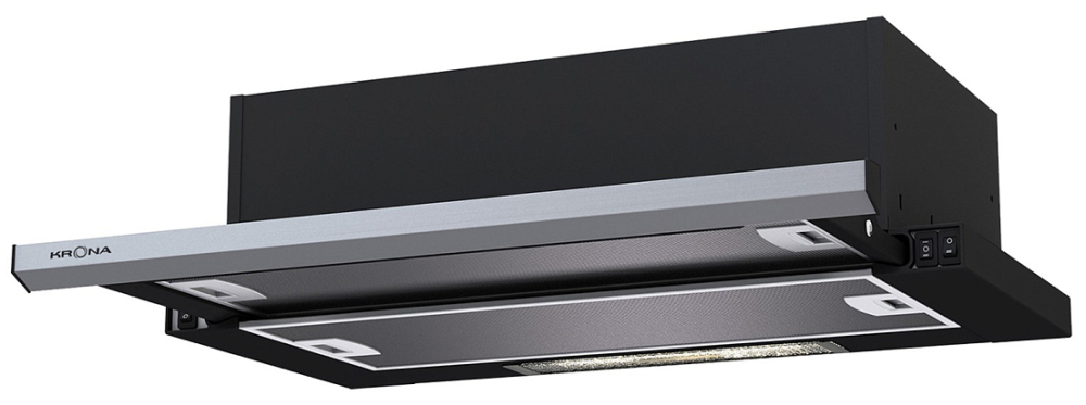 Krona Kamilla slim 600 black/inox (2 мотора)